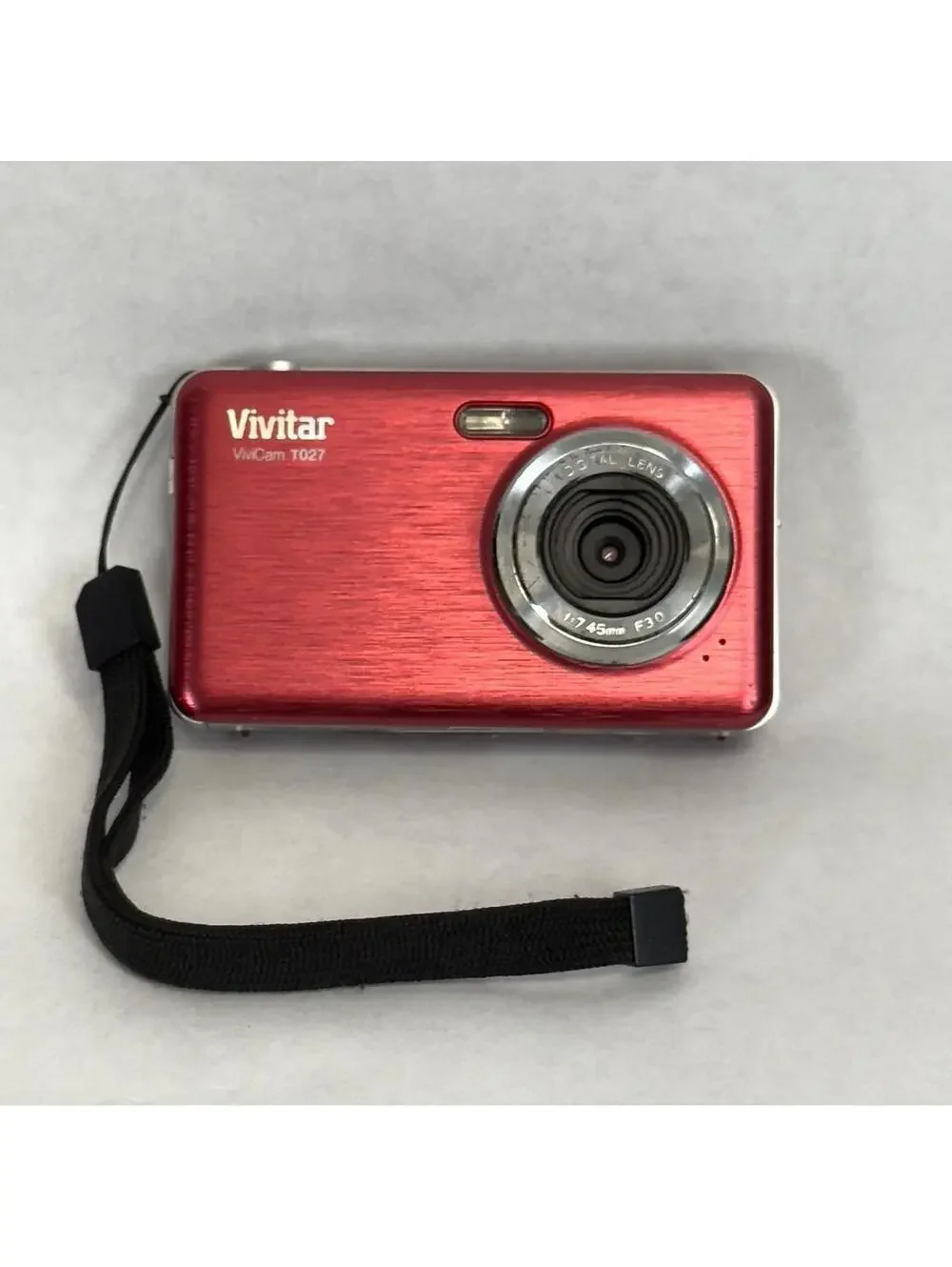 Vivitar ViviCam T027 -‎ 12.0MP  4x Zoom - Digital Camera - Red - For Parts